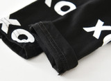 2018 New Fashion Baby Boy Clothes Set Cotton Long Sleeve Bear Letters Printing T Shirt+Pants 2pcs Newborn Baby Girl Clothing Set