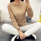 2018 New Fashion Autumn Winter Knitted Women Sweaters And Pullover Pull Femme Long Sleeve Clothing Basic Tops Jumper