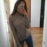 2018 New Fashion Autumn Winter Knitted Women Sweaters And Pullover Pull Femme Long Sleeve Clothing Basic Tops Jumper
