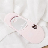 2018 new fashion 5 pairs women socks slippers cute cartoon animal cotton high quality women's boat socks for women invisible