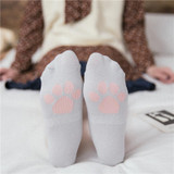 2018 new fashion 5 pairs women socks slippers cute cartoon animal cotton high quality women's boat socks for women invisible