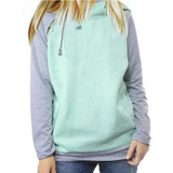 2018 New Fahsion Hoodies For Women Zipper decoration Long Sleeve Spring Autumn