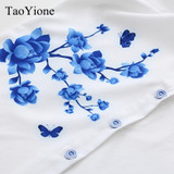2018 New Europe Women Tops Shirt Cotton Floral Blouse Print Shirt Long Sleeve Casual Tops Shirt Women tops blouses Office Shirts
