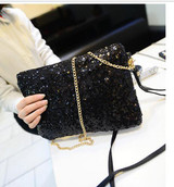 2018 New Dazzling Glitter Sparkling Bling Sequins Evening Party purse Bag Handbag Women Clutch wallet
