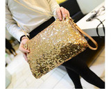 2018 New Dazzling Glitter Sparkling Bling Sequins Evening Party purse Bag Handbag Women Clutch wallet