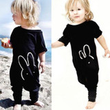 2018 New Cute Lovely Baby Boys Girls Romper Fashion Rabbit Short Sleeve Toddle Kids Rompers