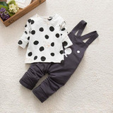 2018 New Cute Baby Boy Girls Bib Pants Overalls Bear Print Harem Pants Long Trousers