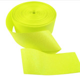 David accessories 3'' full solid colors glitter ribbon printed polyester ribbon 50 yards,DIY handmade materials,50Yc2150