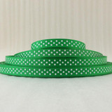 David accessories 3/8"9mm dot printed polyester grosgrain tape ribbon 5yds,DIY handmade materials,wedding gift wrap,5Y14746
