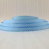 David accessories 3/8"9mm dot printed polyester grosgrain tape ribbon 5yds,DIY handmade materials,wedding gift wrap,5Y14746