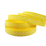 David accessories 3/8"9mm dot printed polyester grosgrain tape ribbon 5yds,DIY handmade materials,wedding gift wrap,5Y14746