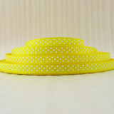 David accessories 3/8"9mm dot printed polyester grosgrain tape ribbon 5yds,DIY handmade materials,wedding gift wrap,5Y14746
