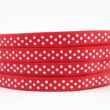 David accessories 3/8"9mm dot printed polyester grosgrain tape ribbon 5yds,DIY handmade materials,wedding gift wrap,5Y14746