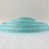 David accessories 3/8"9mm dot printed polyester grosgrain tape ribbon 5yds,DIY handmade materials,wedding gift wrap,5Y14746