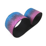 David accessories 1.5"38mm glitter rainbow polyester grosgrain tape ribbon 5yards,DIY handmade materials, 5Yc2708