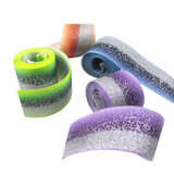 David accessories 1.5"38mm glitter rainbow polyester grosgrain tape ribbon 5yards,DIY handmade materials, 5Yc2708