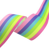 David accessories 1.5"(38mm) rainbow high quality print polyester ribbon 10yds,DIY handmade materials,wedding gift wrap,10Y55792