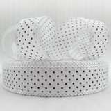 David accessories 1'' Dots Dot Printed Gauze Tooth Ribbon Colors Ribbon 25yard,DIY Handmade Materials,Wedding Gift Wrap,25Y47470