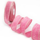 David accessories 1'' 25mm solid color linen ribbon hollow 25 yards,DIY handmade materials,wedding gift wrap,25Yc2084