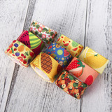 David accessories 1"25mm summer fruit high quality printed polyester ribbon 5yds,DIY handmade material,wedding gift wrap,5Yc2353
