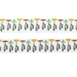 David accessories 1"25mm cartoon printed polyester ribbon 10yards,DIY handmade materials, 10Yc2420