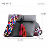 DAUNAVIA Shoulder Bags Women Messenger Bag Tassel Crossbody Bags For Girls Female Designer Handbags Bolsa Feminina Bolsos Muje