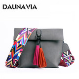 DAUNAVIA Shoulder Bags Women Messenger Bag Tassel Crossbody Bags For Girls Female Designer Handbags Bolsa Feminina Bolsos Muje