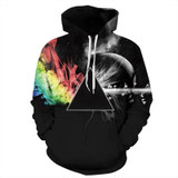 DATUTUSP Brand Sweatshirts Men/women 3D Sweatshirts Print Sunlight Refraction Rainbow Hooded Hoodies Pullover Tracksuit Jacket