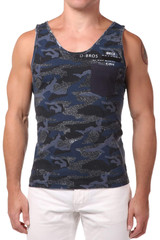 Datch Blue Camo Tank Top