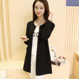 DASUANG Long Cardigan Women 2018 New Fashion Autumn Winter Sweater Women Long Sleeve Knitted Cardigan Female Tricot Clothes H058