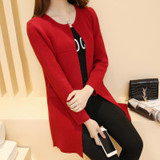 DASUANG Long Cardigan Women 2018 New Fashion Autumn Winter Sweater Women Long Sleeve Knitted Cardigan Female Tricot Clothes H058