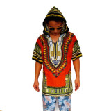 Dashiki Hoodies Loose African Hooded Dashiki Fabric Hood 100% Cotton Fashion Clothes Unisex Kimono
