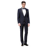 DAROuomo 2016 New Arrival Male Wedding Dress Tuxedos Men's Party Suit Slim Fit Full Dress DR8800