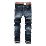 Dark Color Italian Designer Men Jeans Dsel Brand Ripped Jeans For Men Washed Distressed Straight Fit Jeans Home,Size 29-40 988-1