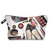DAOXI 3D Printing Cosmetic Bags for Ladies Makeup Storage Travel Necessary YY10177