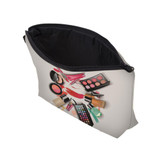 DAOXI 3D Printing Cosmetic Bags Circle Makeup Pattern Necessaries Storage Women Toiletries YY10178