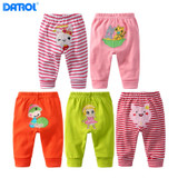 DANROL baby boy girls cotton PP pants kids trousers 5 pieces/lot kids soft cartoon trousers leggings