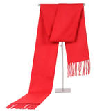 DANKEYISI Long Winter Men Scarf Men Bandana Warm Solid Color Scarf Luxury Brand Tassel Wraps Foulard Scarf Male 2017