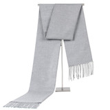 DANKEYISI Long Winter Men Scarf Men Bandana Warm Solid Color Scarf Luxury Brand Tassel Wraps Foulard Scarf Male 2017