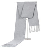 DANKEYISI Long Winter Men Scarf Men Bandana Warm Solid Color Scarf Luxury Brand Tassel Wraps Foulard Scarf Male 2017