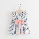 Kids Baby Dress 2017 cute baby girls Birthday Dress Casual Ruffles Watermelon printing Baby Girl Clothes Princess Tutu Dresses
