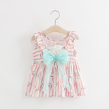 Kids Baby Dress 2017 cute baby girls Birthday Dress Casual Ruffles Watermelon printing Baby Girl Clothes Princess Tutu Dresses