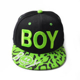Kids 3D Letter BOY Cap Spring Summer Baby Boys Girls Baseball Caps Casual Adjustable Hip-Hop Snapback Sun Hat