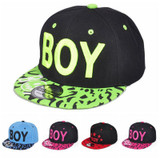 Kids 3D Letter BOY Cap Spring Summer Baby Boys Girls Baseball Caps Casual Adjustable Hip-Hop Snapback Sun Hat