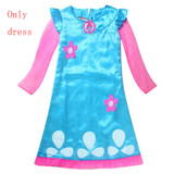 Kids 2017 Girls Summer Cartoon Girls Dress Children Clothing pattern Baby Girls Frock Clothes vestidos Nightdress