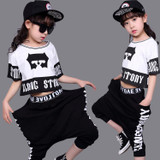 Kid's Streetwear Fashion Set Suits Summer Children Clothing Hip Hop Dance Sets Costume Lucky Child Girls Clothing Tracksuits Boy