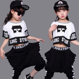 Kid's Streetwear Fashion Set Suits Summer Children Clothing Hip Hop Dance Sets Costume Lucky Child Girls Clothing Tracksuits Boy