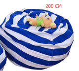 Kid Stuffed Animal Play Toys Diapering Diaper Bags Cotton Bean Bag Diaper Toys Storage Pouch Soft Stripe Fabric Toys Diaper Bags