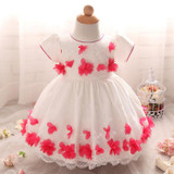 Kid Summer Dress For Baby Girl 2018 Fashion Butterflies Clothes Toddler Girl 1 Year Birthday Party Gown Dress Baby Kids Clothing