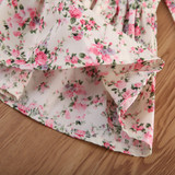 Kid Infant Baby Girl Dress Princess Peter pan Collar Long Sleeve floral baby girl Dresses Toddler newborn baby girl Outfit Dress